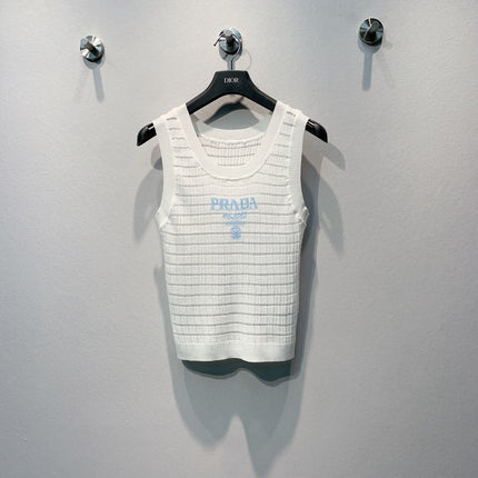 PRADA 26S SLEEVELESS KNIT TOP 1007