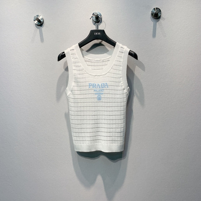 PRADA 26S SLEEVELESS KNIT TOP 1007