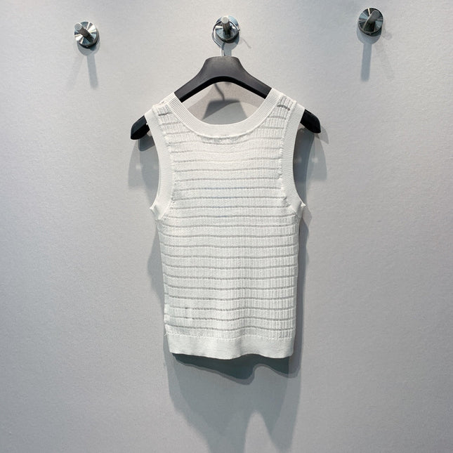PRADA 26S SLEEVELESS KNIT TOP 1007