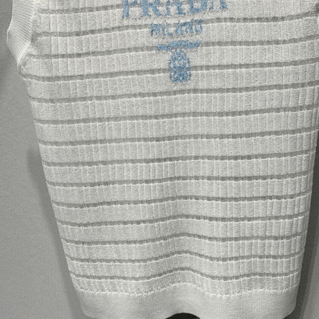 PRADA 26S SLEEVELESS KNIT TOP 1007