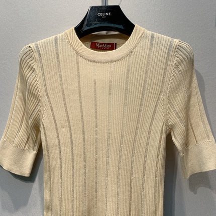 MAXMARA 26S SHORT-SLEEVE KNIT TOP 270