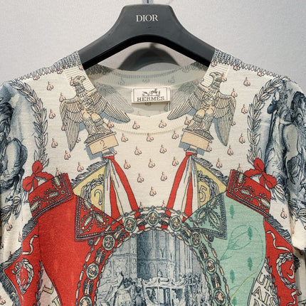 HERMES 26S SHORT-SLEEVE KNIT TOP 675