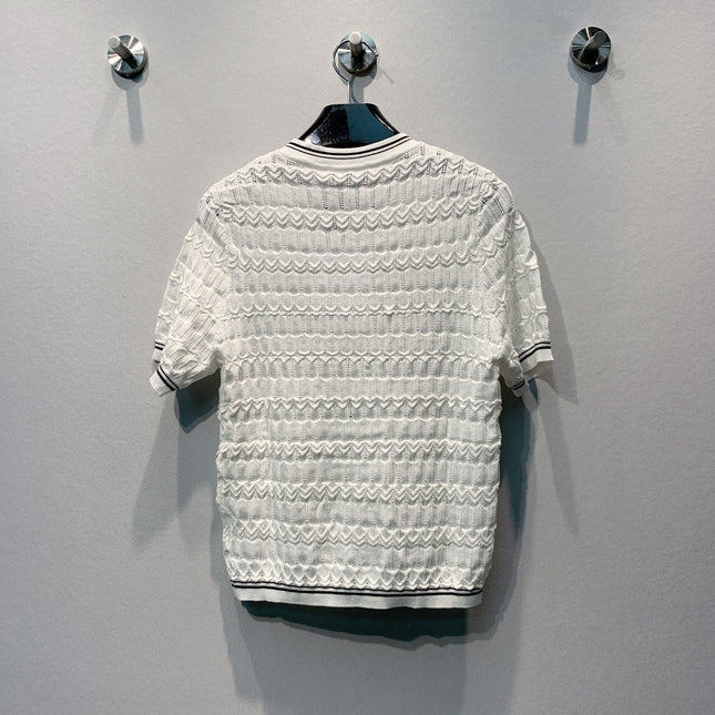 CHANEL 26S SHORT-SLEEVE KNIT TOP 1460
