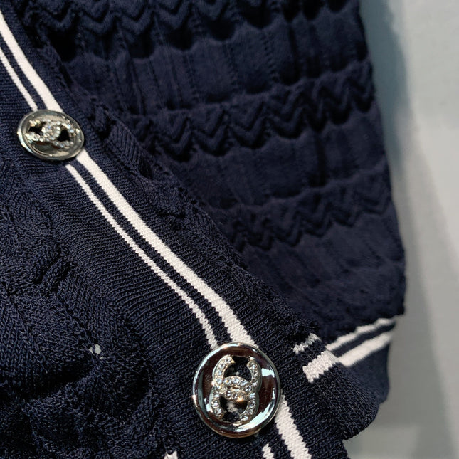 CHANEL 26S SHORT-SLEEVE KNIT TOP 1459