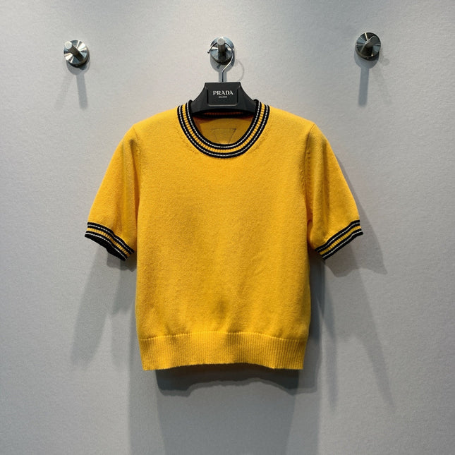 PRADA 26S SHORT-SLEEVE KNIT T-SHIRT STYLE 961