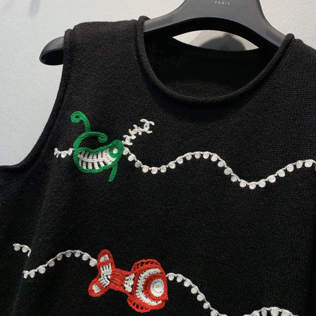 CHANEL 26S SLEEVELESS KNIT TOP 1427
