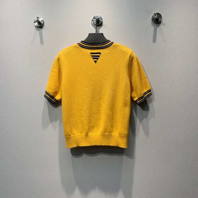 PRADA 26S SHORT-SLEEVE KNIT T-SHIRT STYLE 961