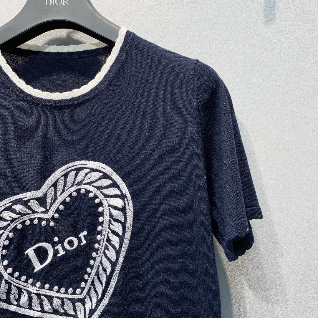 DIOR 26S SHORT-SLEEVE CREWNECK T-SHIRT 1341