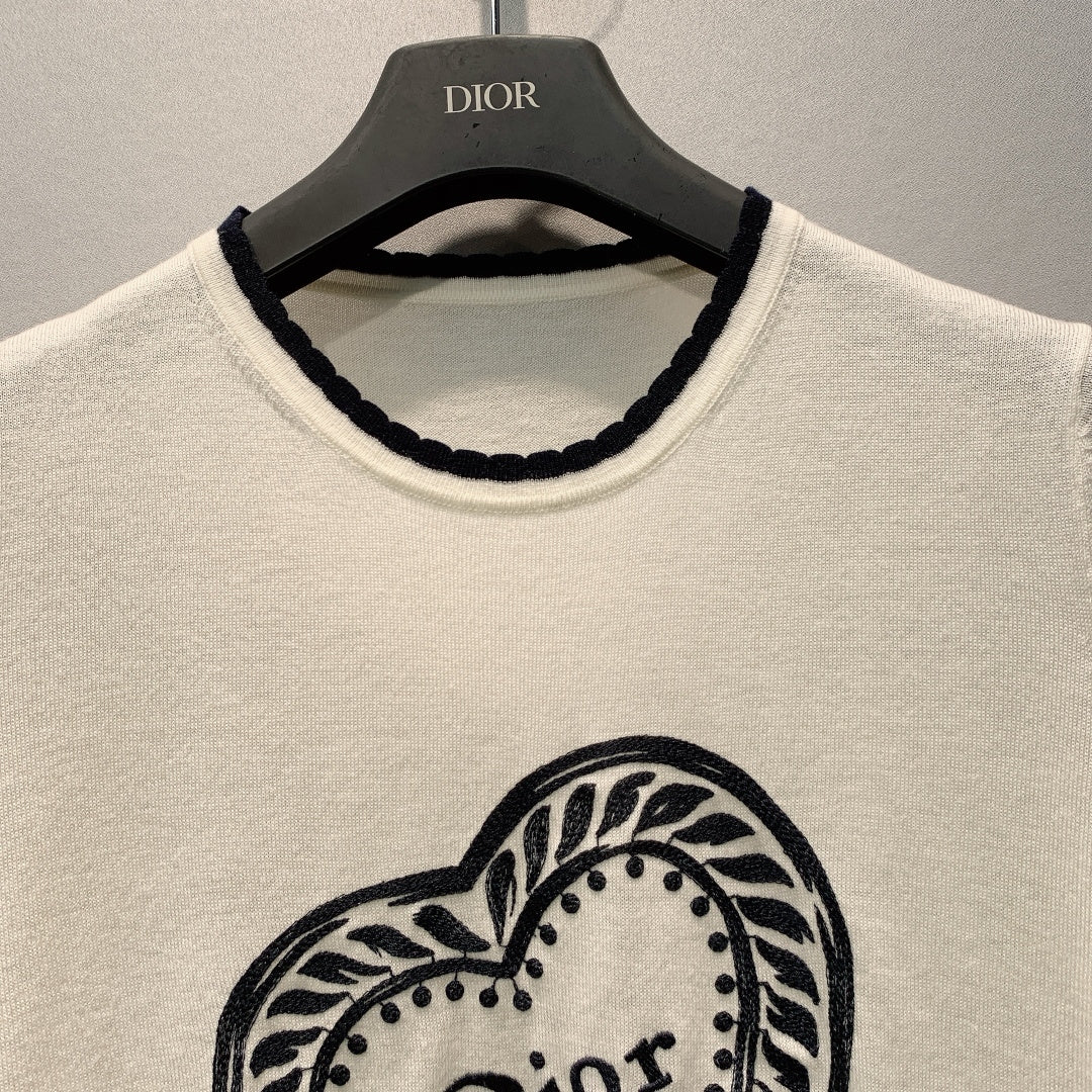 DIOR 26S SHORT-SLEEVE CREWNECK T-SHIRT 1340