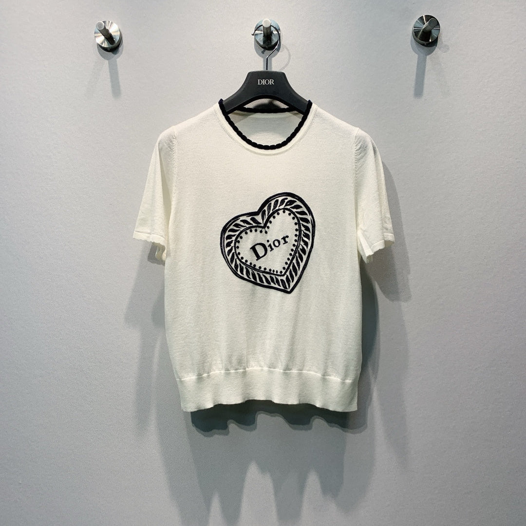 DIOR 26S SHORT-SLEEVE CREWNECK T-SHIRT 1340