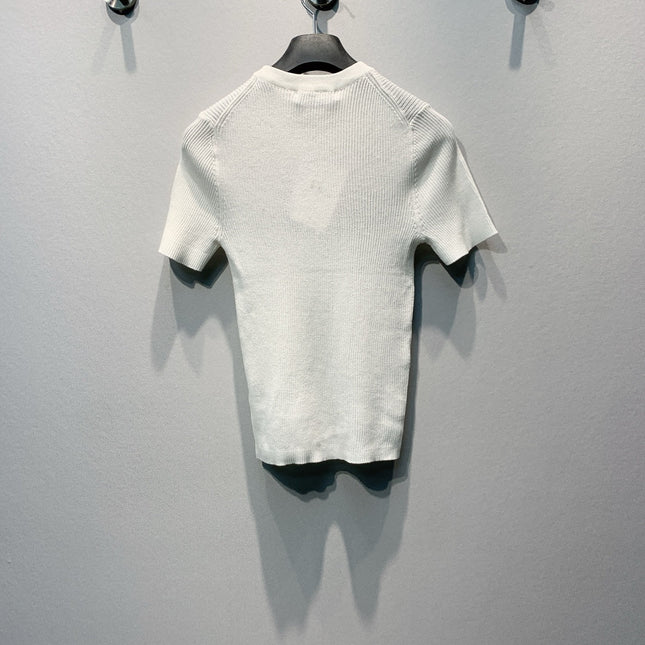 DIOR 26S SHORT-SLEEVE KNIT TOP 1365