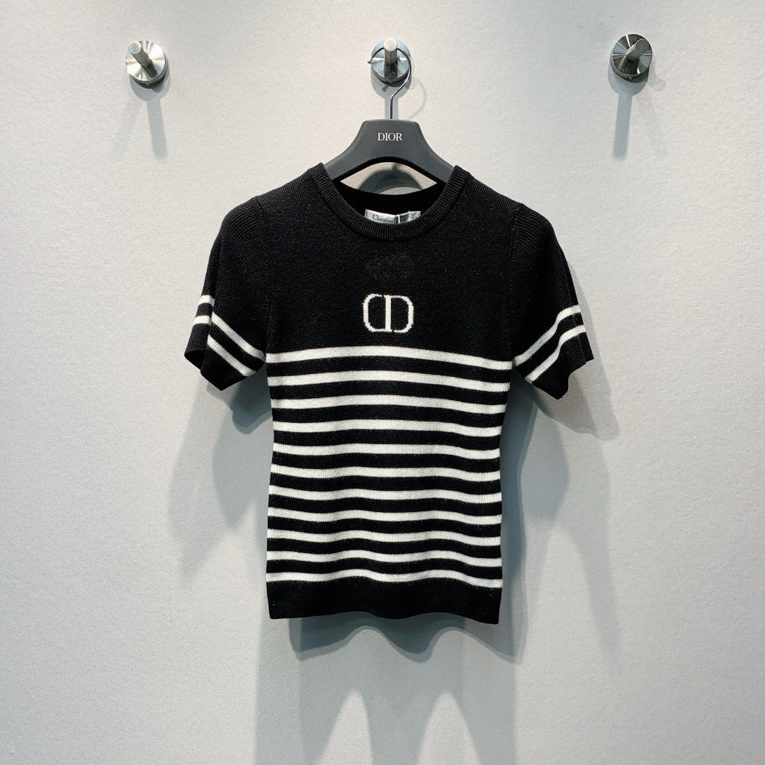 DIOR 26S SHORT-SLEEVE KNIT TOP 1361