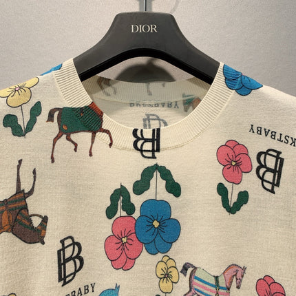 HERMES 26S SHORT-SLEEVE KNIT TOP 650