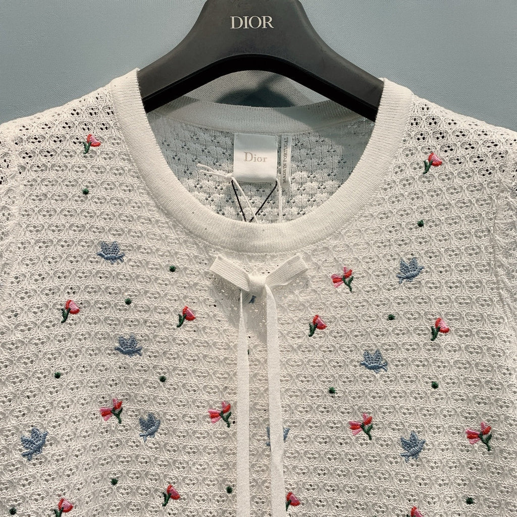 DIOR 26S SHORT-SLEEVE KNIT TOP 1429