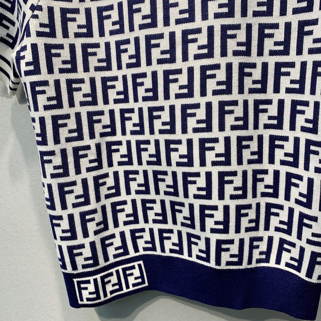 FENDI 26S SHORT-SLEEVE KNIT TOP 278