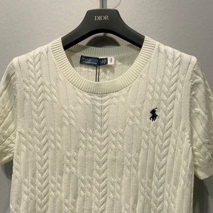 RALPH LAUREN 26S SHORT SLEEVE KNIT SWEATER 333