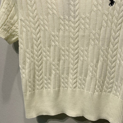 RALPH LAUREN 26S SHORT SLEEVE KNIT SWEATER 333