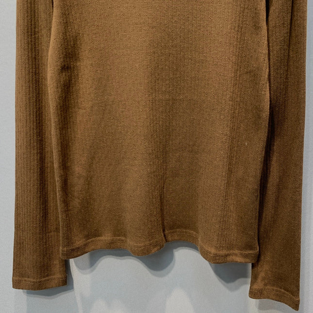 MIUMIU 26S LONG-SLEEVE CREWNECK KNIT TOP 1446