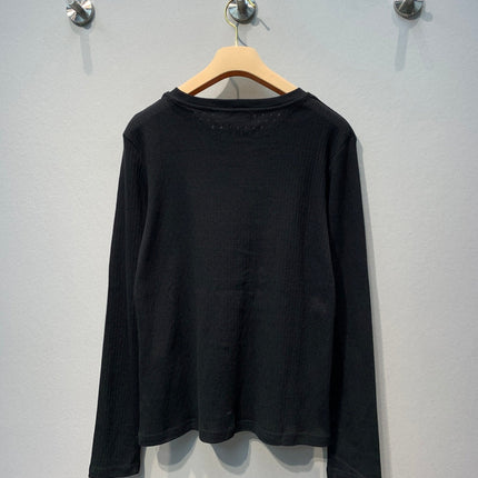 MIUMIU 26S LONG-SLEEVE CREWNECK KNIT TOP 1444
