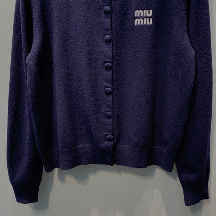 MIUMIU 26S ROUND-NECK CARDIGAN 1381