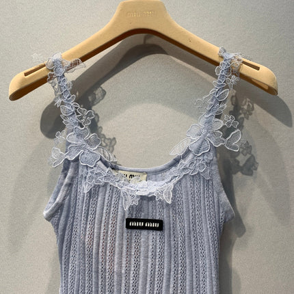 MIUMIU 26S KNIT CAMISOLE TOP 1365