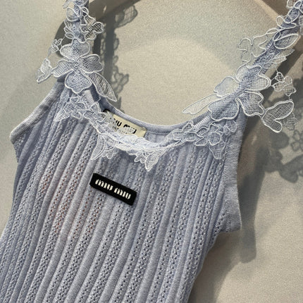 MIUMIU 26S KNIT CAMISOLE TOP 1365
