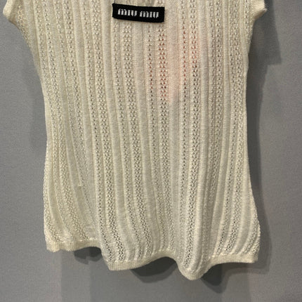 MIUMIU 26S KNIT CAMISOLE TOP 1364