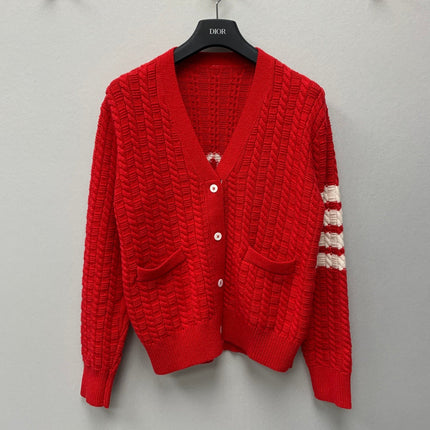 THOM 26S V-NECK KNIT CARDIGAN 282