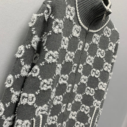 GUCCI 26S ZIP-UP SWEATER JACKET 582