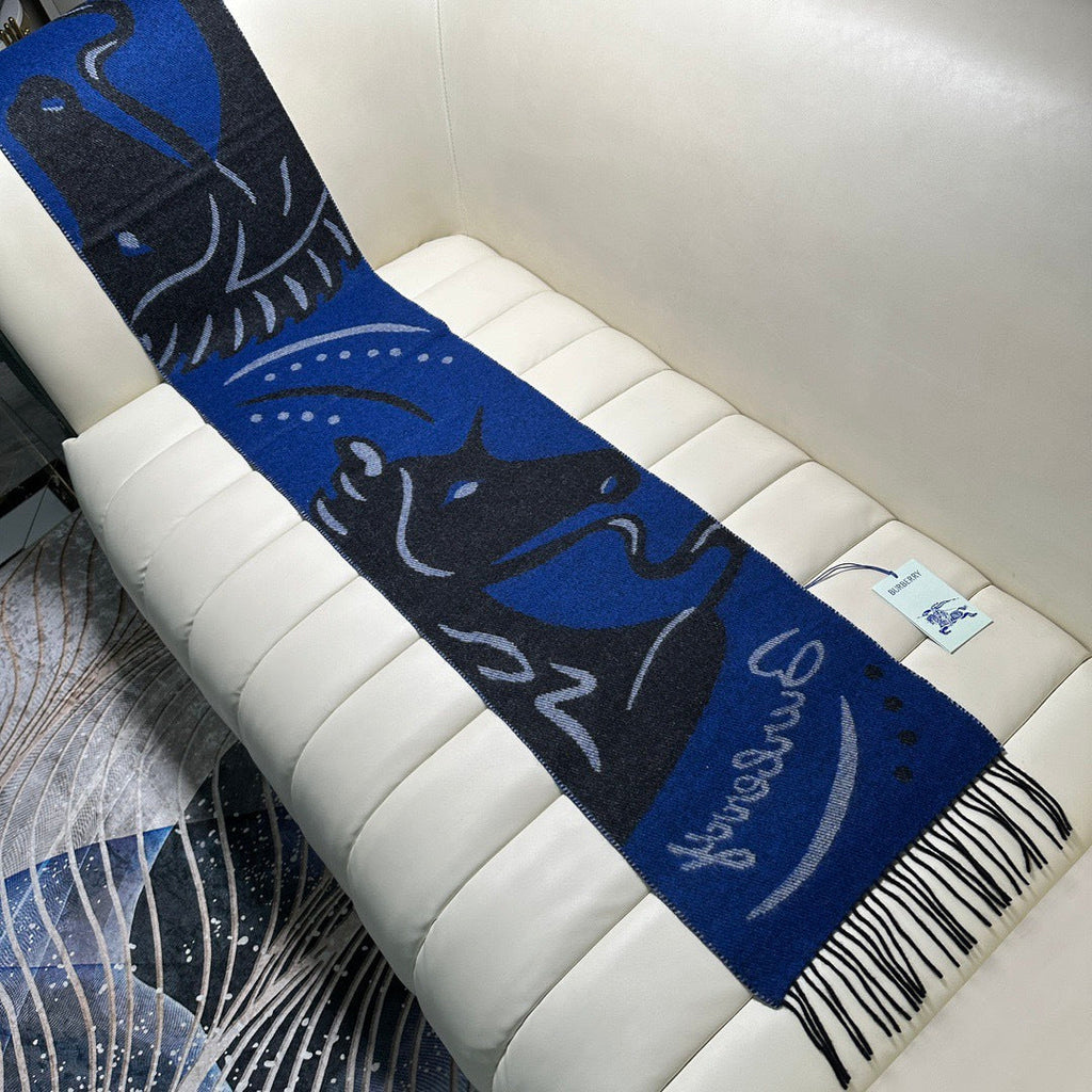BURBERRY 26S SCARF 168CM IN CASHMERE 145852