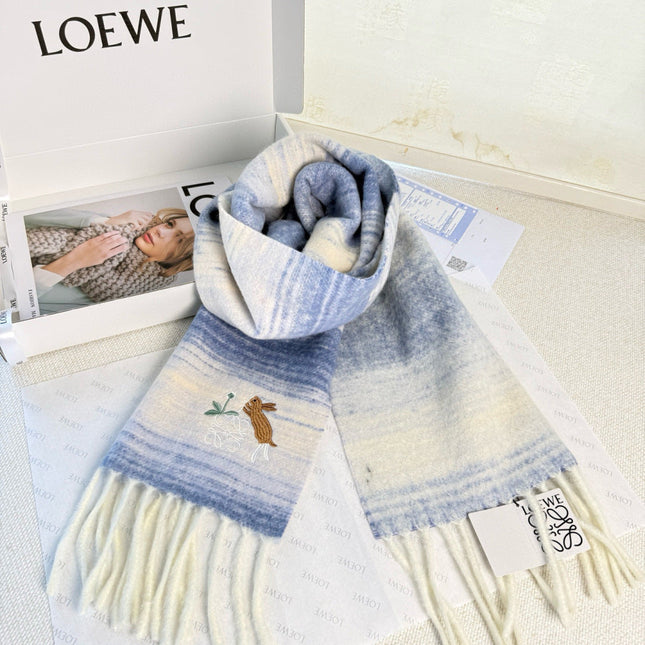 LOEWE 26S SCARF 180 IN MOHAIR WOOL 147429