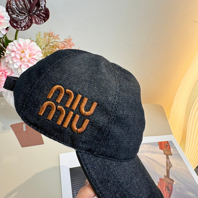 MIUMIU 26S BASEBALL CAP 343797