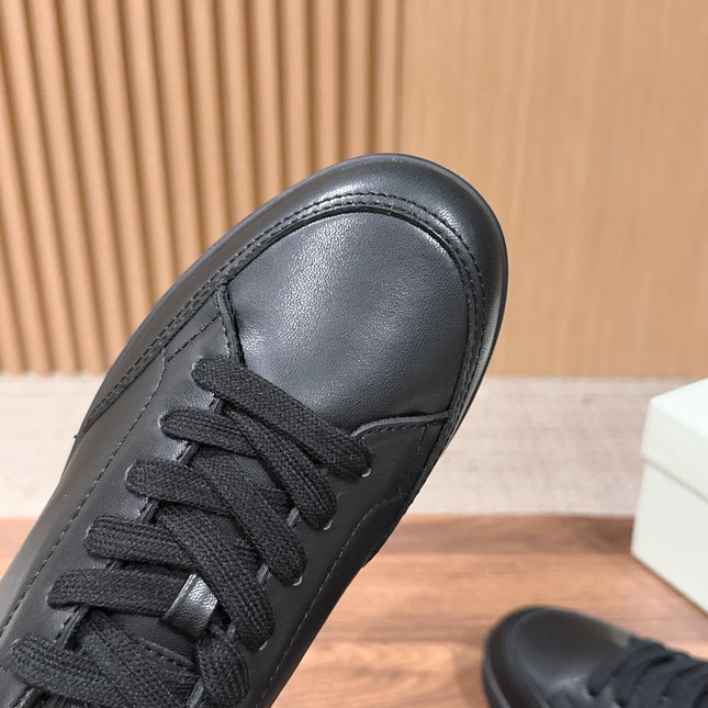 BURBERRY 26S SNEAKERS IN BLACK SOFT CALFSKIN