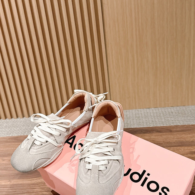 DIOR 26S LOW TOP SNEAKERS IN LIGHT PINK SUEDE