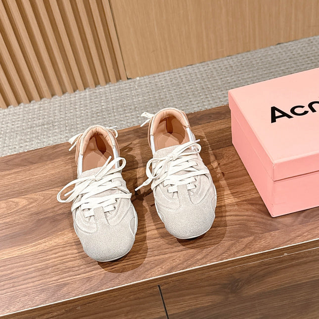 DIOR 26S LOW TOP SNEAKERS IN LIGHT PINK SUEDE