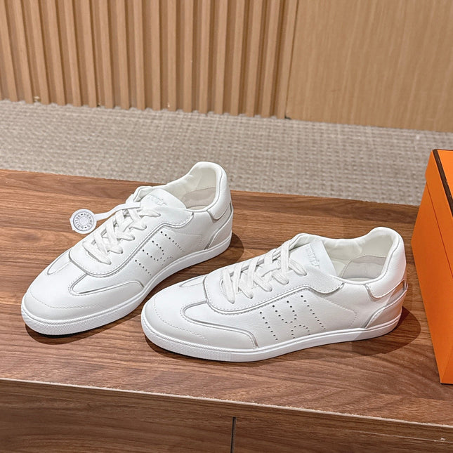 HM 26S GET SNEAKERS IN WHITE CALFSKIN