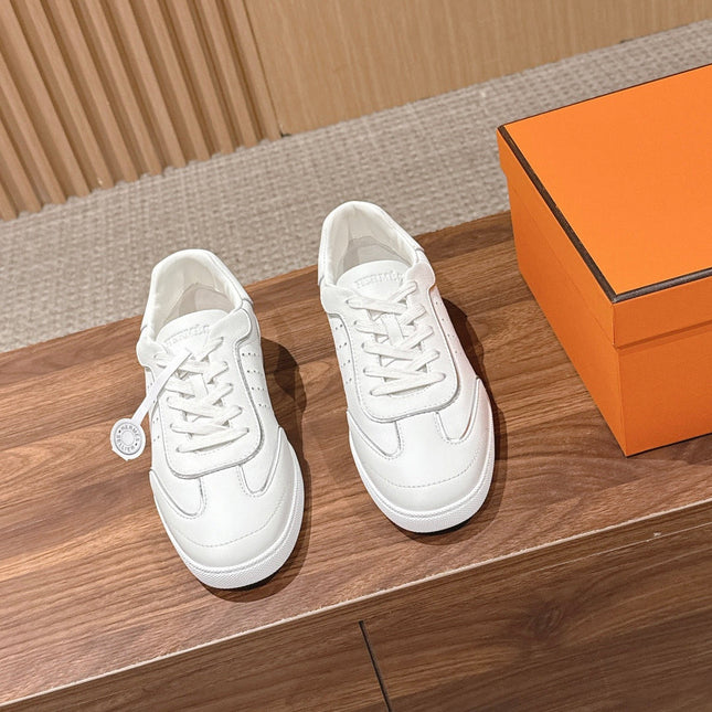 HM 26S GET SNEAKERS IN WHITE CALFSKIN