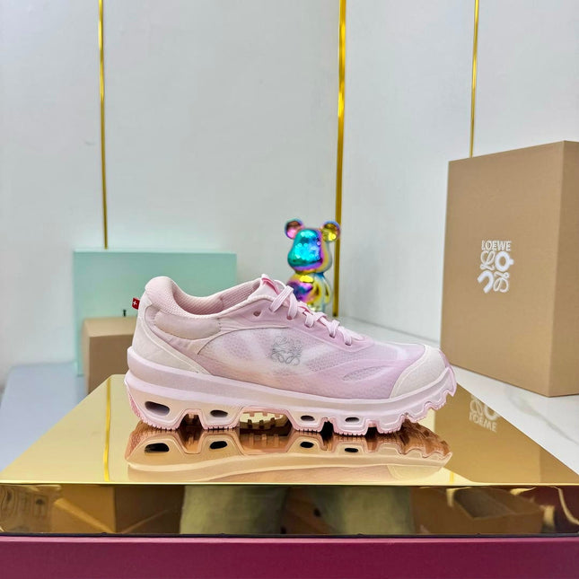 LOEWE 26S RUNNING SNEAKERS IN LIGHT PINK MESH