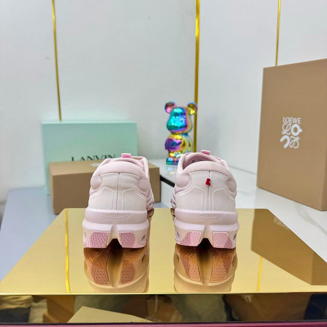 LOEWE 26S RUNNING SNEAKERS IN LIGHT PINK MESH