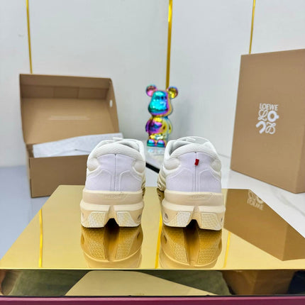 LOEWE 26S RUNNING SNEAKERS IN WHITE MESH