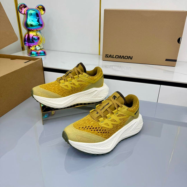 ALO 25S SALOMON ODYSSEY ELMT SNEAKER 45 MM IN YELLOW FABRIC