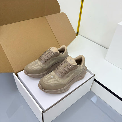ALO 25S SNEAKER IN STONE BEIGE MESH FABRIC