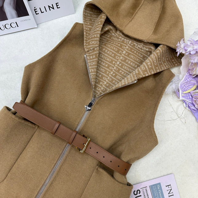 PRADA 25S WOOL VEST COAT 476