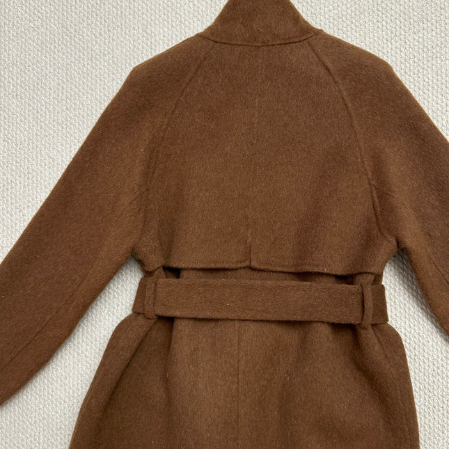 MAX MARA 25S TURTLENECK CASHMERE COAT 132