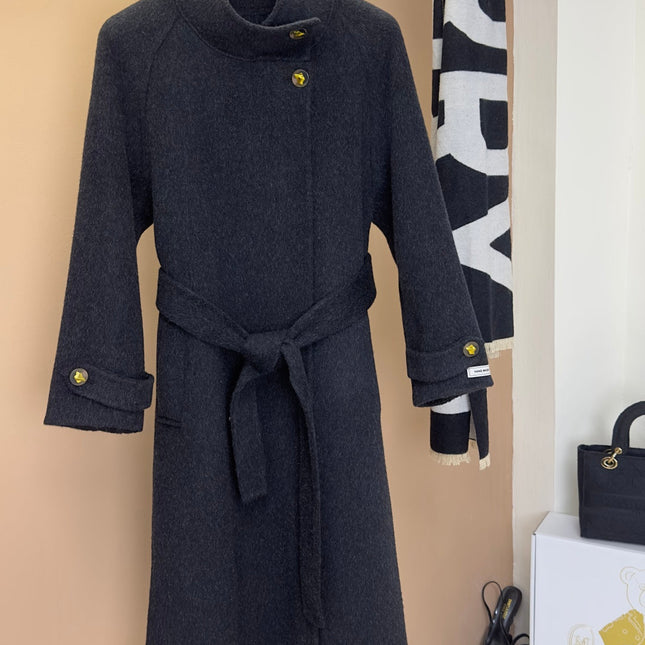 MAX MARA 25S TURTLENECK CASHMERE COAT 131