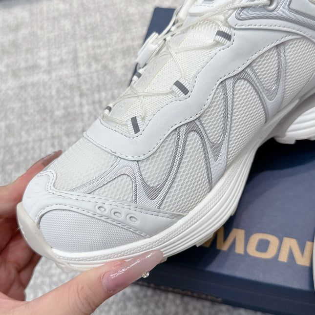 ALO 25S SALOMON XT WHISPER 40 MM IN WHITE MESH FABRIC