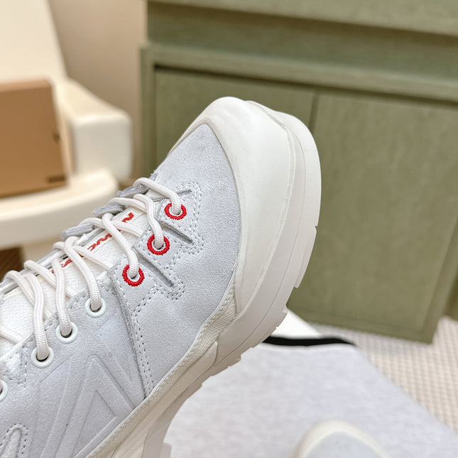ALO 25S SALOMON X-ALP PANHUI SNEAKER IN WHITE SUEDE