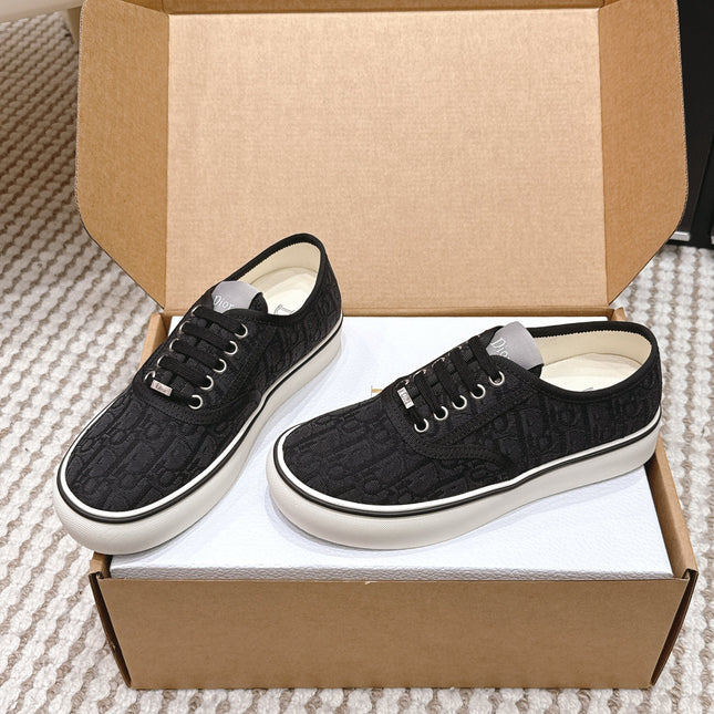 DIOR 26S SALTWIND SNEAKER IN BLACK FABRIC STYLE 5