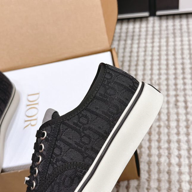 DIOR 26S SALTWIND SNEAKER IN BLACK FABRIC STYLE 5