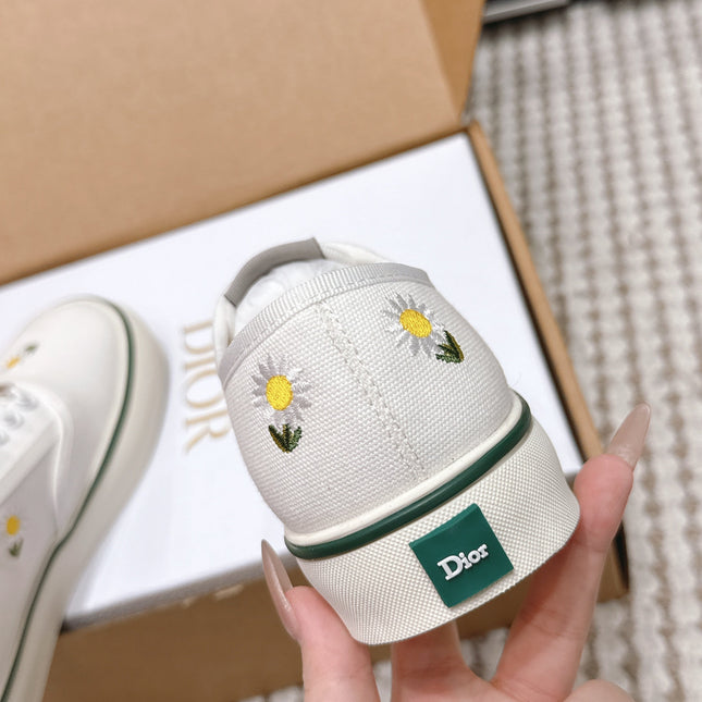 DIOR 26S SALTWIND SNEAKER IN WHITE FABRIC STYLE 4